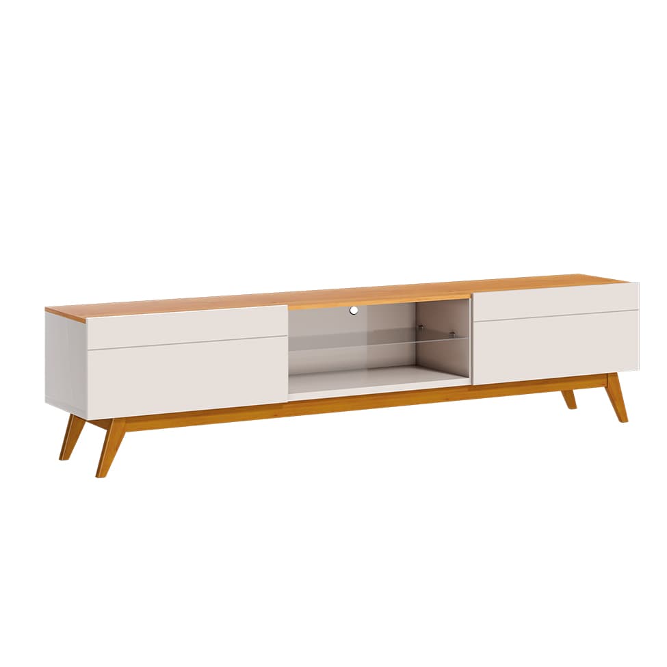 Rack Classic II Off White e Nature 52x218 cm