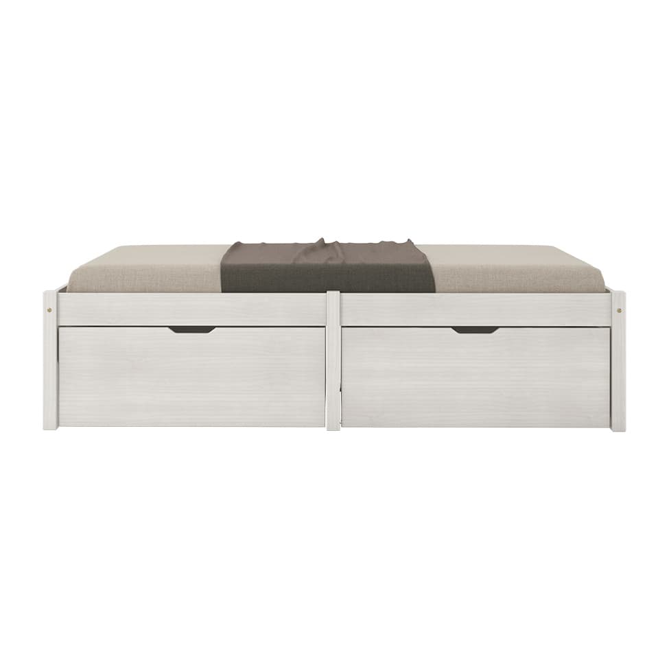 Cama Solteiro Beauty Branca