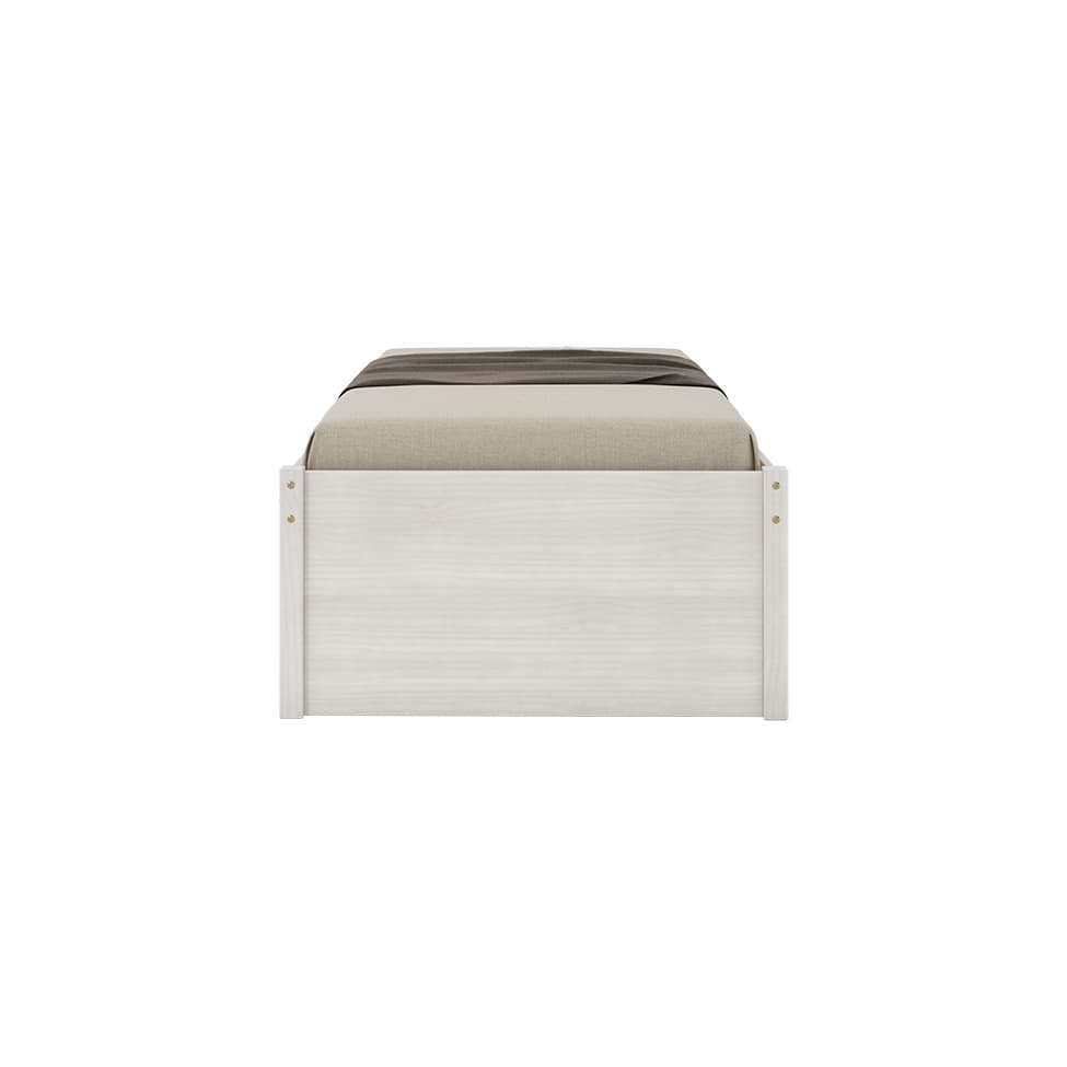 Cama Solteiro Beauty Branca