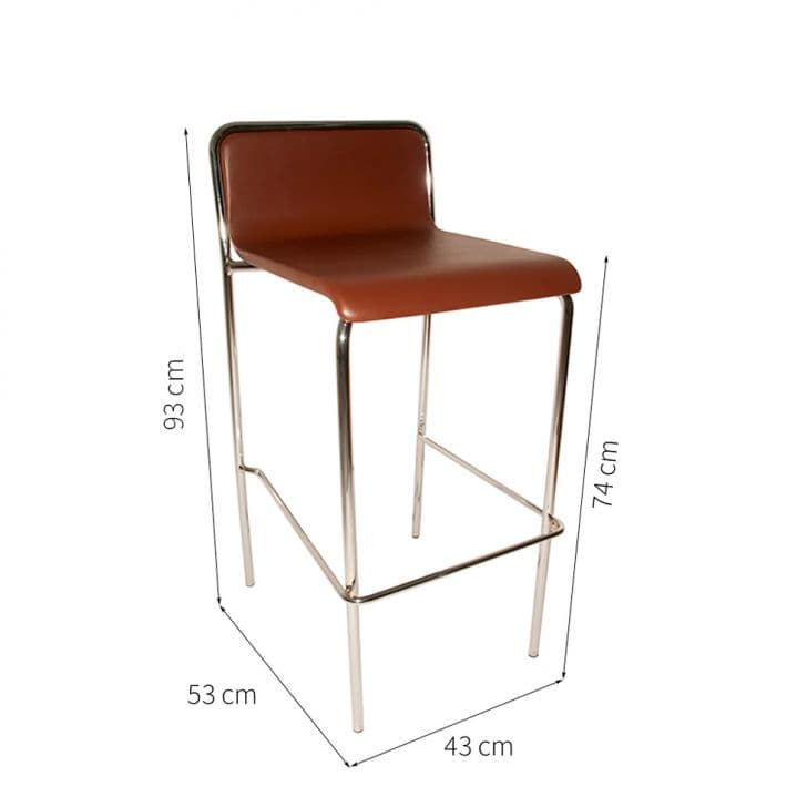 [OUTLET] Banqueta Pietro Marrom
