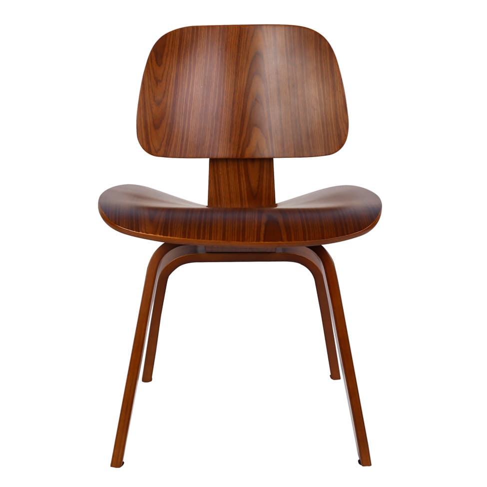 Conjunto com 2 Cadeiras Eames Walnut Madeira