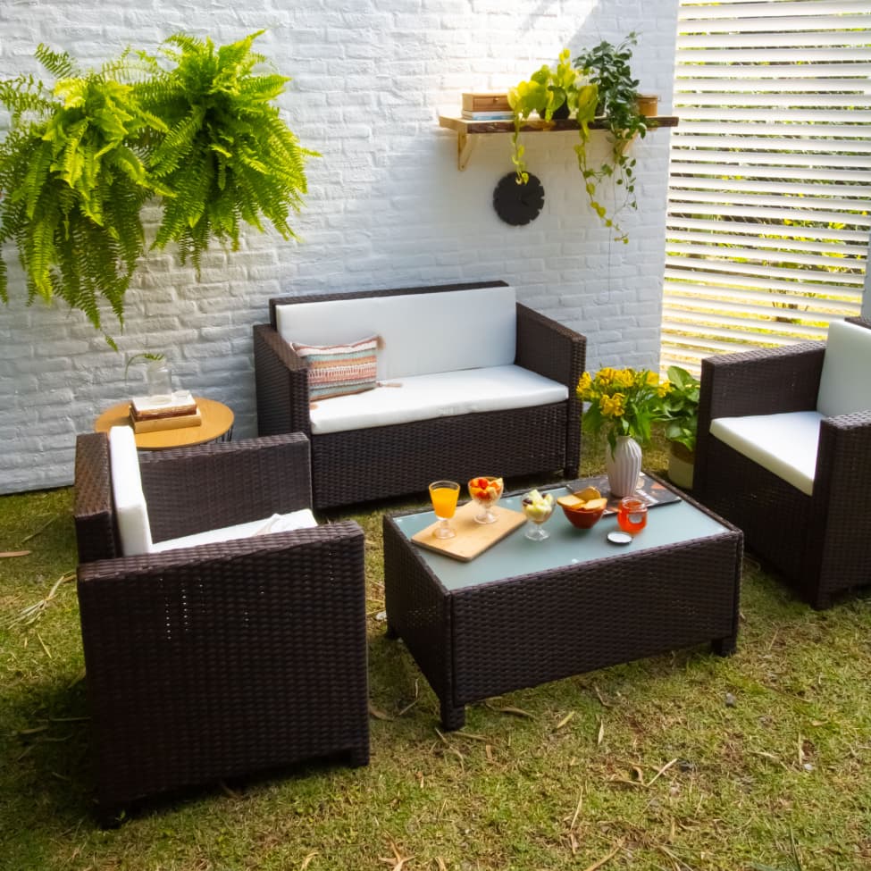 Conjunto para Área Externa Selina Marrom