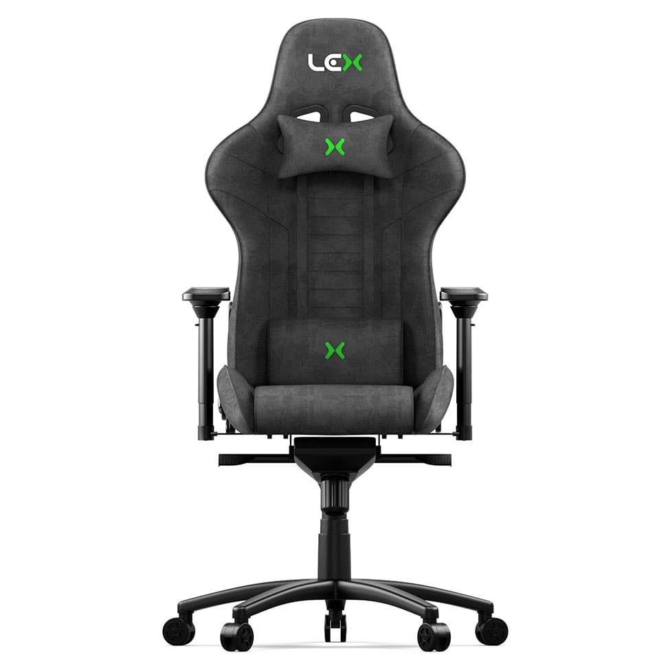 Cadeira Gamer Olympians Poseidon Tecido Preta
