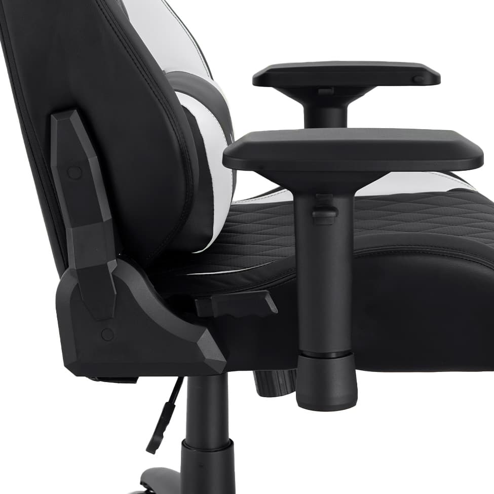 Cadeira Gamer Titans Atlas Preta e Branca