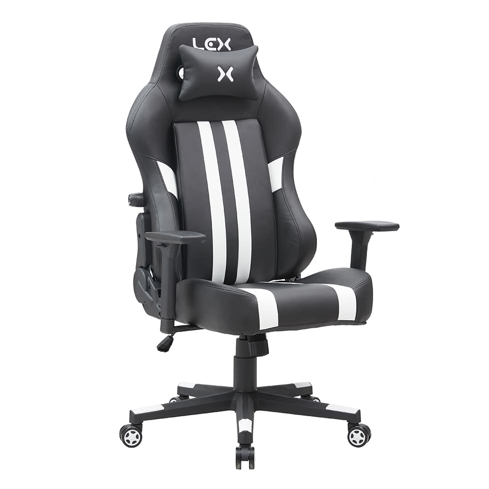 Cadeira Gamer Titans Hyperion Preta e Branca