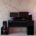 Mesa Gamer com LED Gothan 2 GV Preta