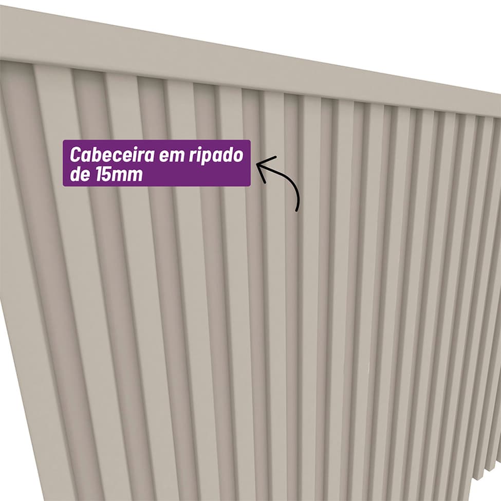 Cabeceira King Laranjeiras Off White