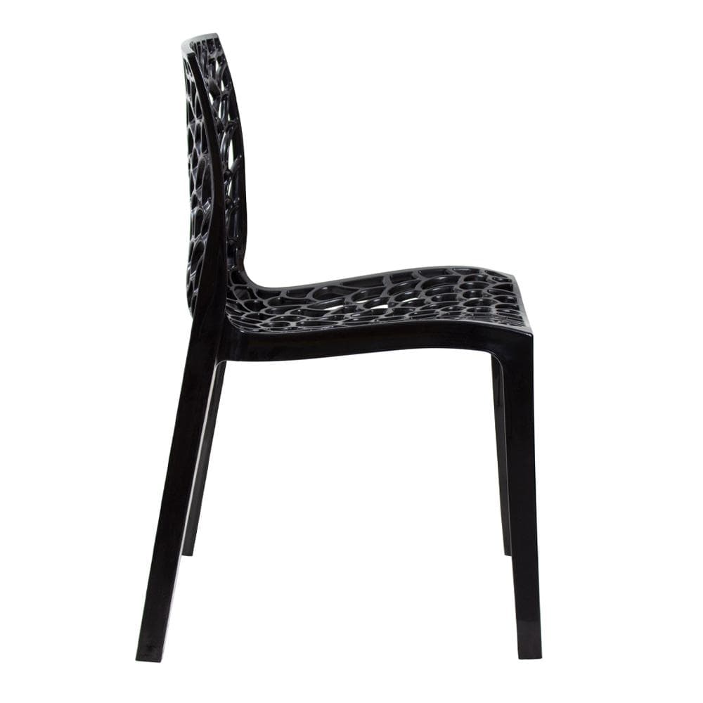 Kit 4 cadeiras Gruvyer jantar cozinha Preto