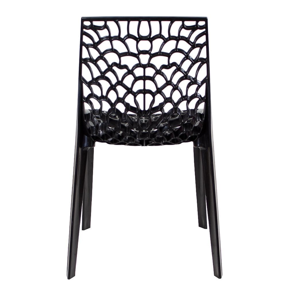Kit 4 cadeiras Gruvyer jantar cozinha Preto