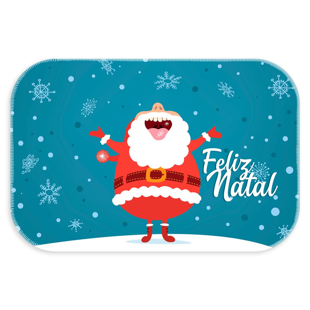 Tapete de Natal para Porta Feliz Natal