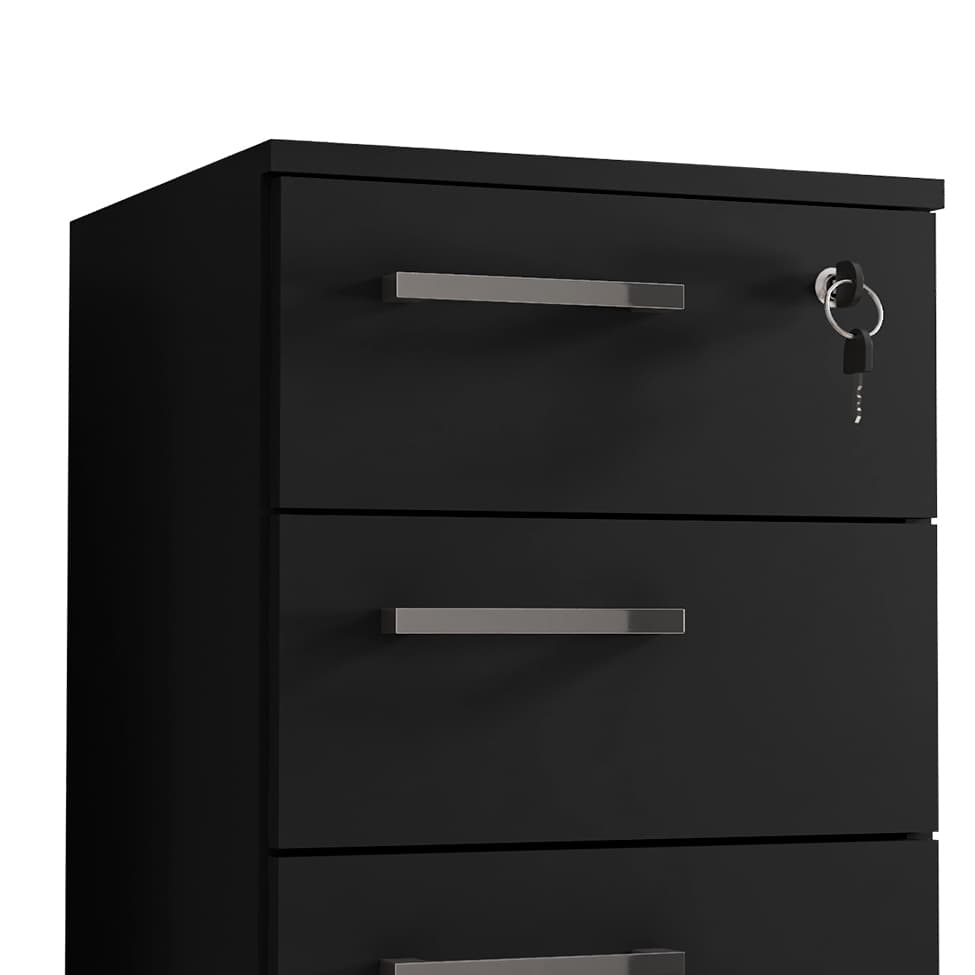 Gaveteiro 4 GV Paris Preto