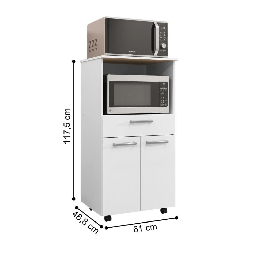 Balcão Duplo Forno Duetto Branco