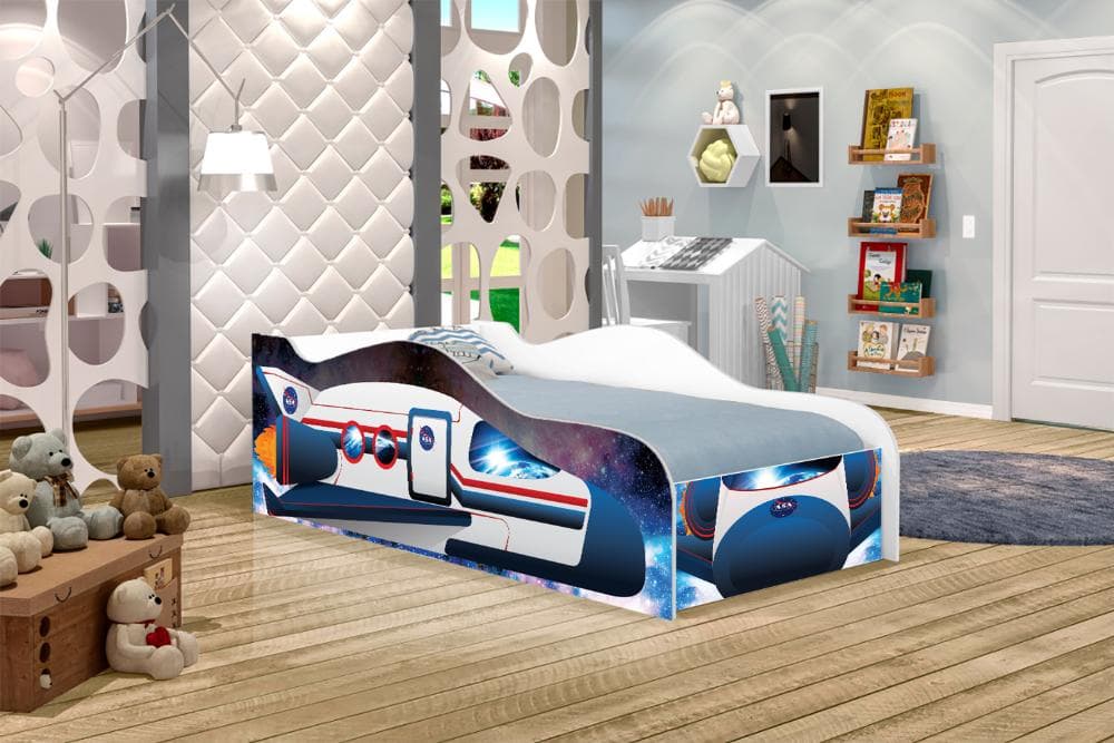 Cama Infantil Premium Kids foguete
