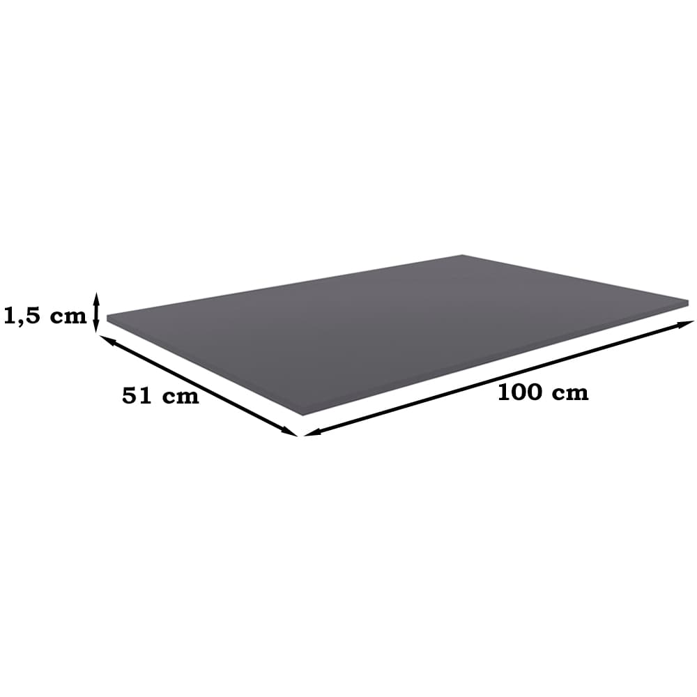 Tampo Para Balcao 100 cm Cinza REAJL