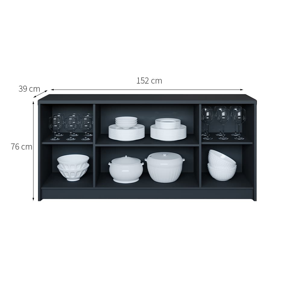 Buffet Lia 4 PT Chumbo