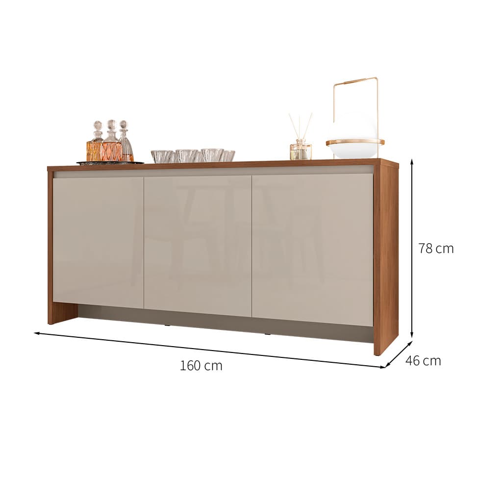 Buffet Madrid 3 PT 1 GV Cedro e Off White