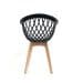 Cadeira Web Wood Preta