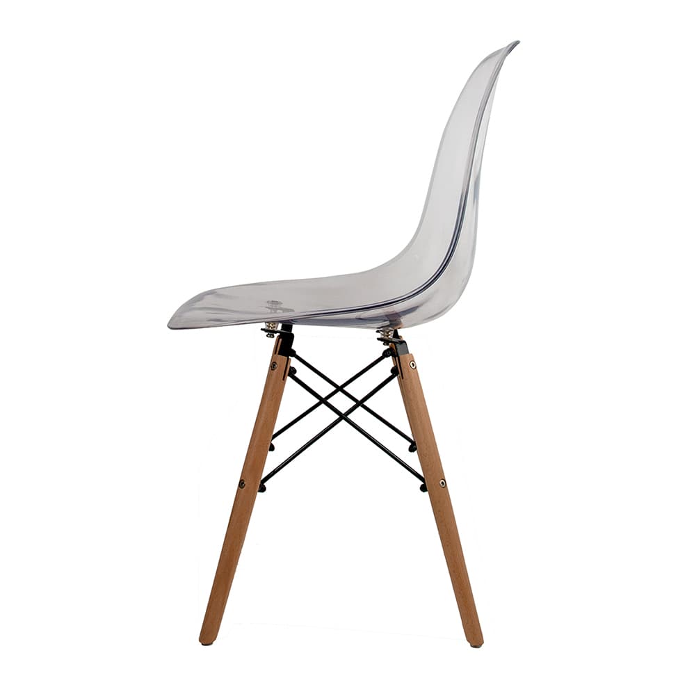 Cadeira de Jantar Charles Eames Cristal
