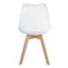 Cadeira de Jantar Saarinen Wood Branca