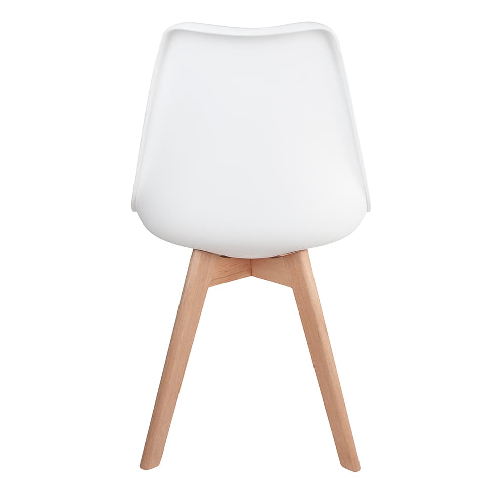 Cadeira de Jantar Saarinen Wood Branca