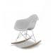 Cadeiras Eames Arm Balanço Branca