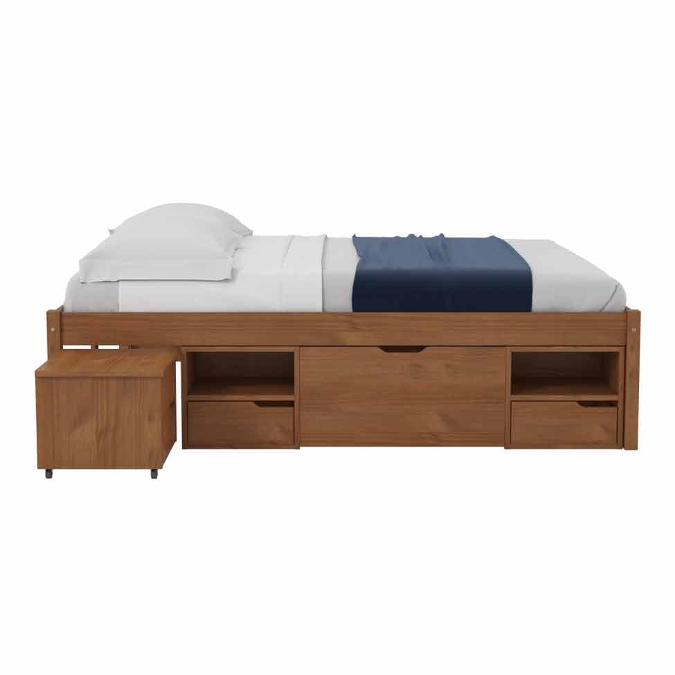Cama Casal Kiara Madeira Maci