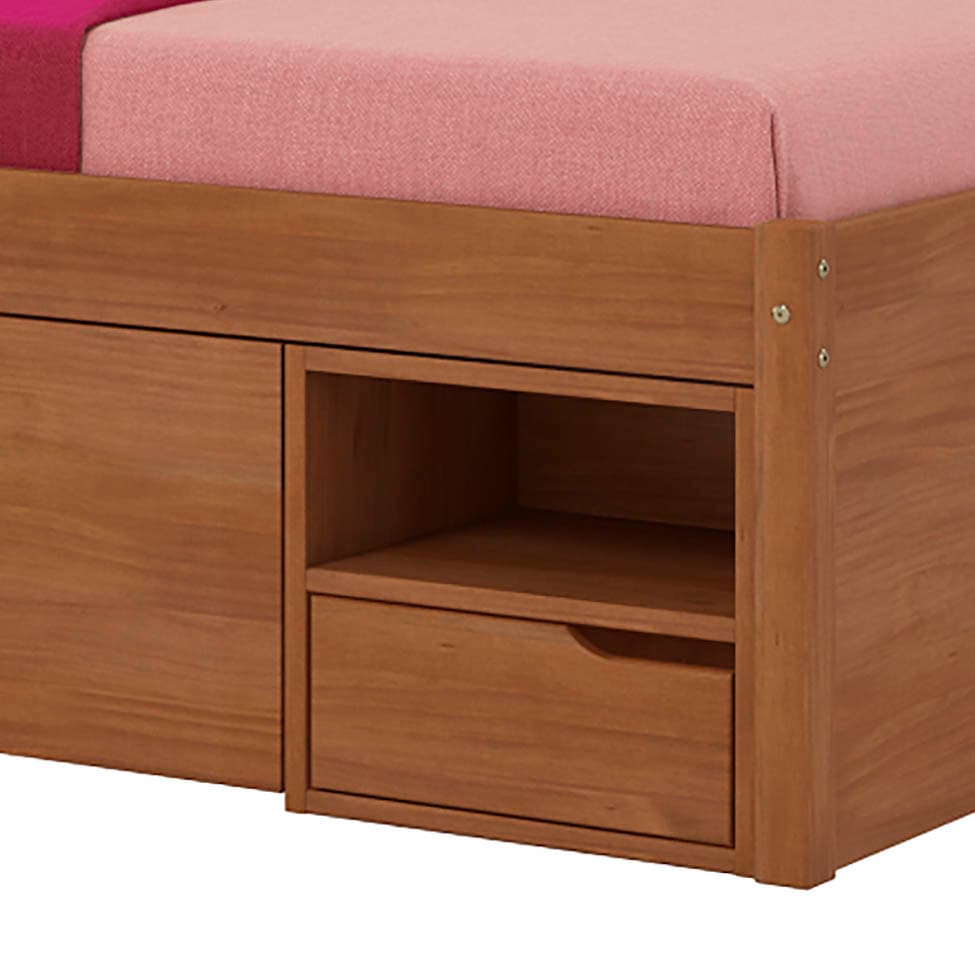 Cama Solteiro Kiara Madeira Maci