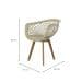 Conjunto com 2 Cadeiras Web Wood Fendi