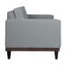 Conjunto com 2 Poltronas Living Cinza