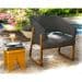 Conjunto com 4 Poltronas Air Cinza
