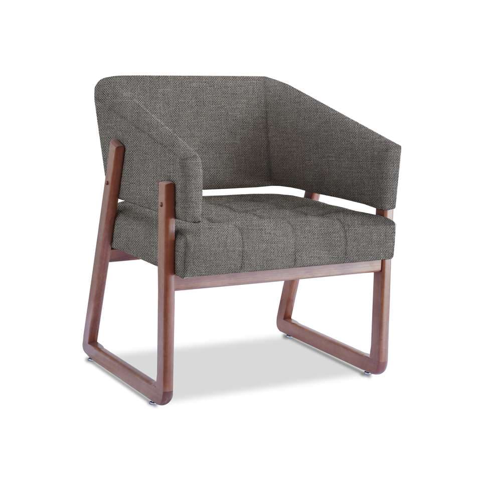 Conjunto com 4 Poltronas Air Cinza