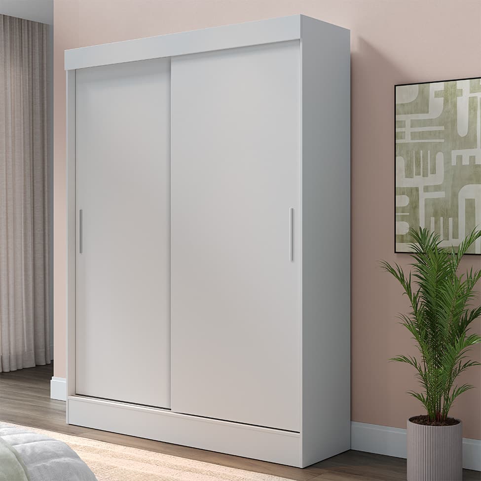 Guarda-Roupa Casal Boreal 2 Portas Branco
