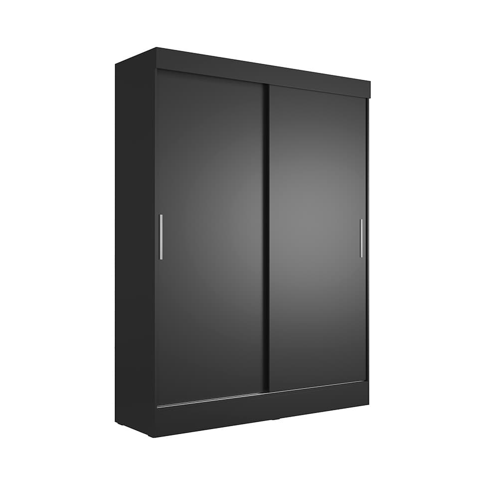Guarda-Roupa Casal Boreal 2 Portas Preto