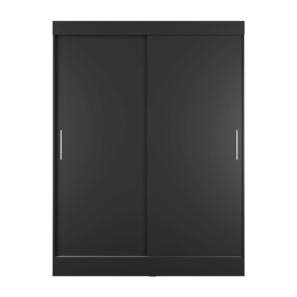 Guarda-Roupa Casal Boreal 2 Portas Preto