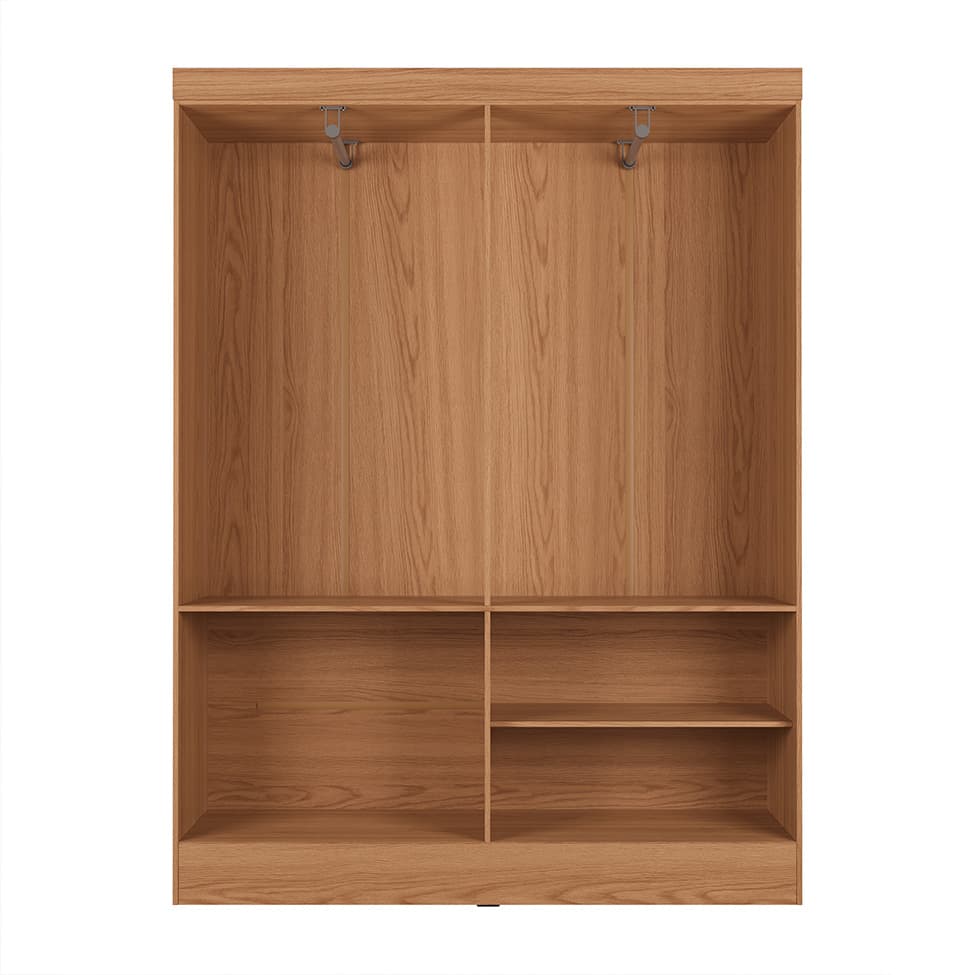 Guarda-Roupa Casal Boreal 4 Portas Carvalho