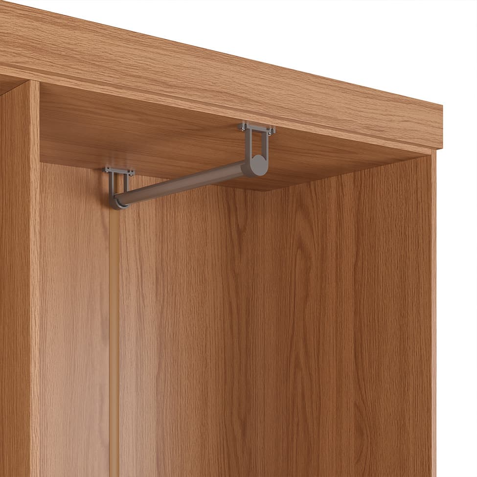 Guarda-Roupa Casal Boreal 4 Portas Carvalho