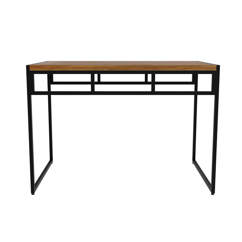 Mesa de Jantar Retangular Wooden Mel e Preta