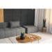 Puff Modular Soho Linho Cinza