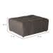Puff Modular Soho Linho Grafite