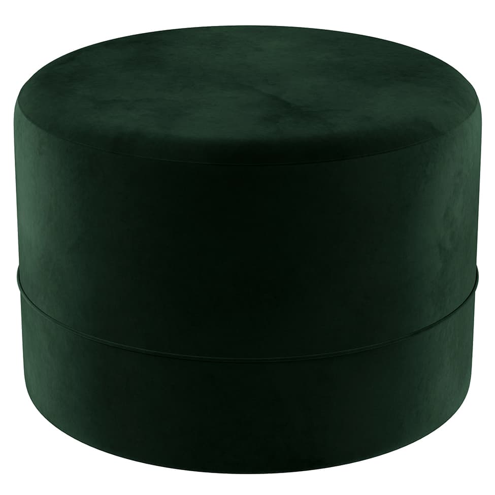 Puff Oxford Verde Musgo 62 cm
