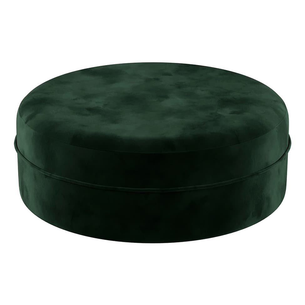 Puff Oxford Verde Musgo 82 cm