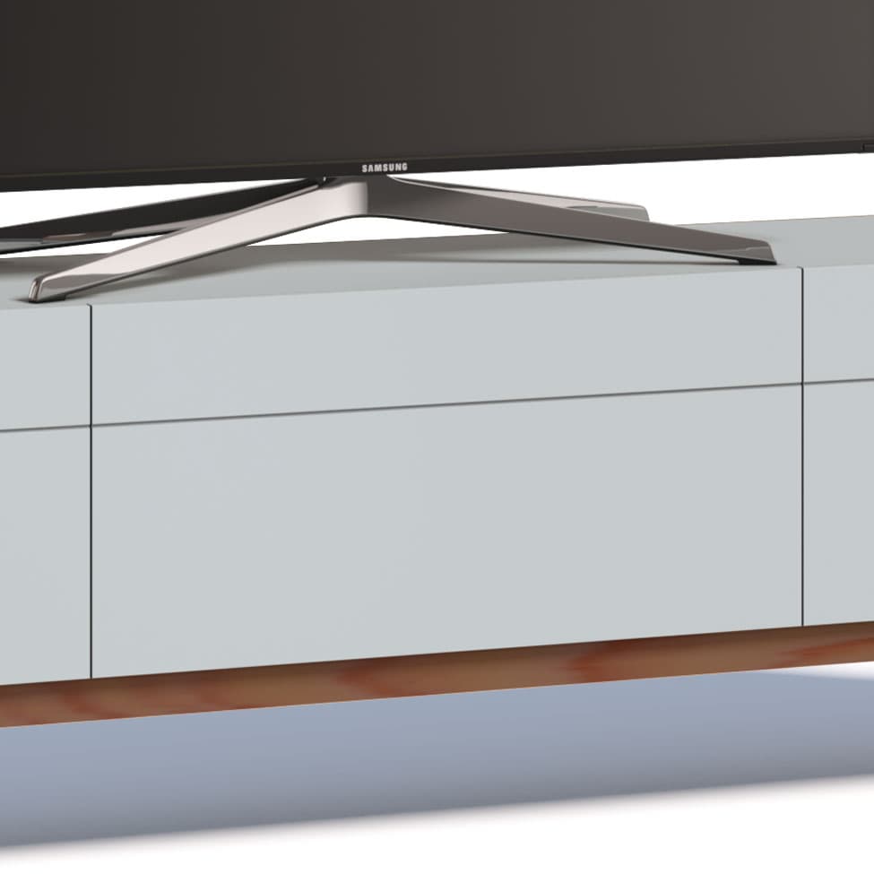 Rack Classic I 3 GV Branco Acetinado 218 cm