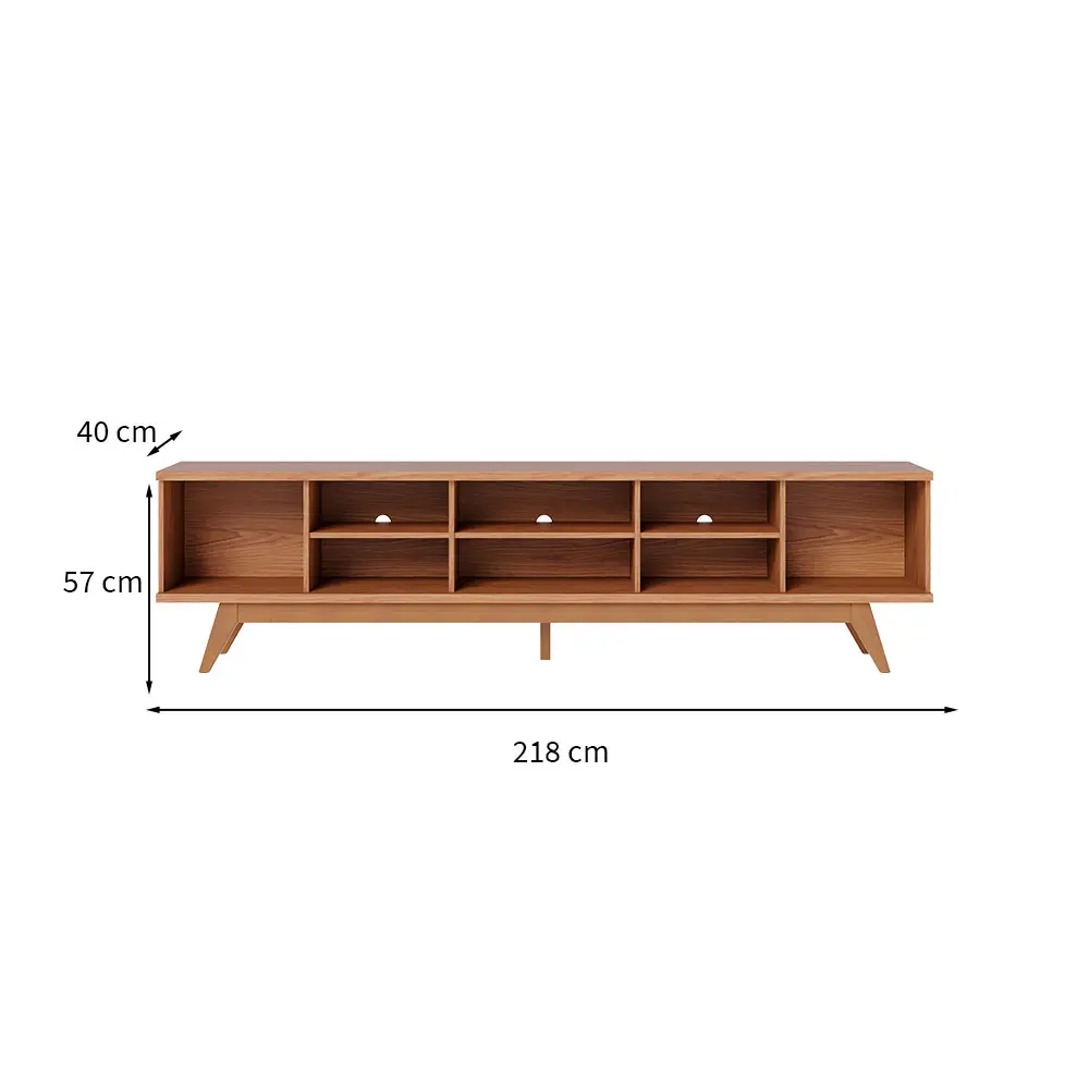 Rack Fortaleza Freijó 218 cm