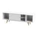 Rack Retrô Goslar Branco 162 cm