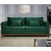 Sofá 2 Lugares Bahamas Suede Verde