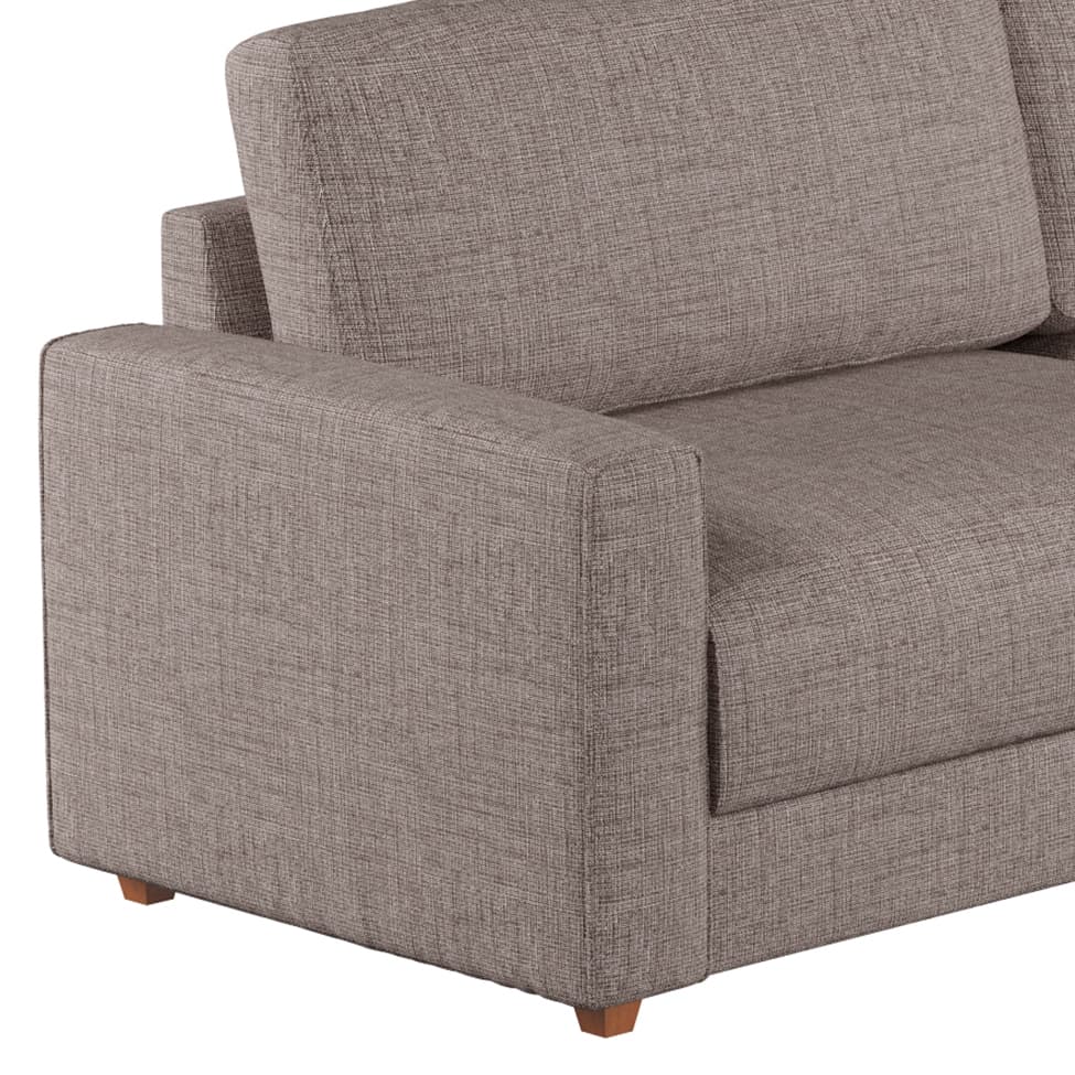 Sofá 2 Lugares Hit Linho Cinza 180 cm