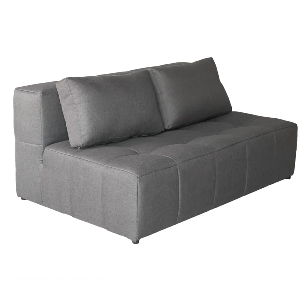 Sofá 2 Lugares Modular Soho Linho Cinza