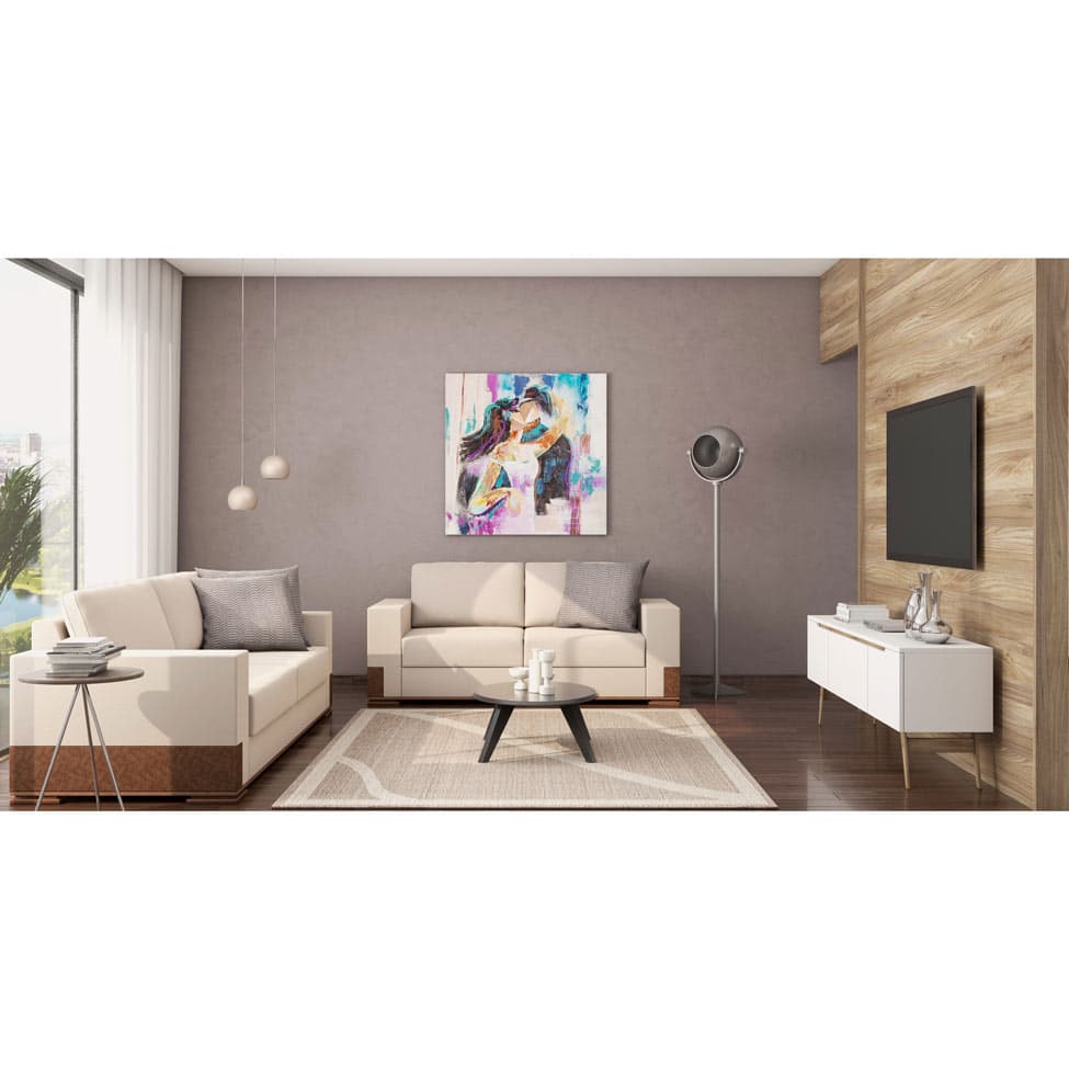 Sofá 3 Lugares Bretanha Linho Creme I
