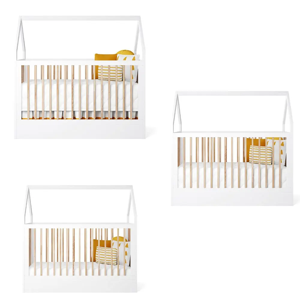 Berço Montessoriano Minicama Wood Branco