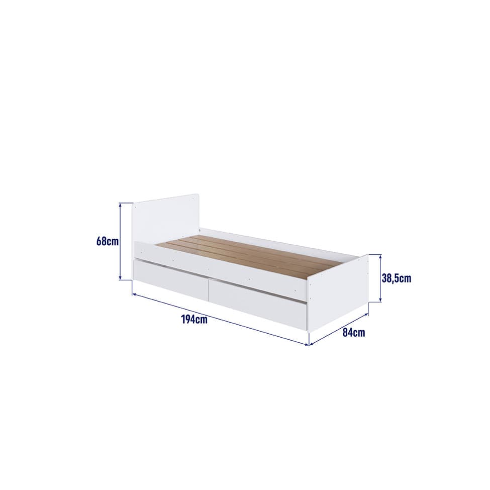 Berço Multifuncional Cristal 5 GV Branco